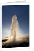 Strokkur Geyser at sunrise by Anonymous