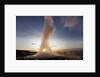 Strokkur Geyser at sunrise by Anonymous