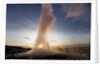 Strokkur Geyser at sunrise by Anonymous