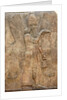 Assyrian relief of winged genie by Anonymous