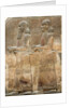 Assyrian low-relief of two civil servants by Anonymous