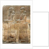 Assyrian low-relief of two civil servants by Anonymous