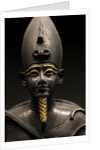 Detail of statuette of Osiris sitting by Anonymous