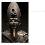 Detail of statuette of Osiris sitting by Anonymous