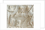 Roman relief of Mithras, Selene, Cautes and Cautopates by Anonymous