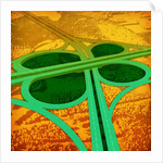 Green clover overpass by Anonymous