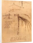 Sketch for a wing with moveable ends by Leonardo da Vinci