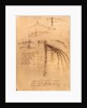 Sketch for a wing with moveable ends by Leonardo da Vinci