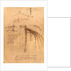 Sketch for a wing with moveable ends by Leonardo da Vinci