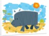 Smiling rhinoceros by Anonymous