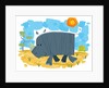 Smiling rhinoceros by Anonymous