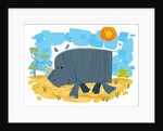 Smiling rhinoceros by Anonymous