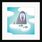 Walrus on pack ice by Anonymous