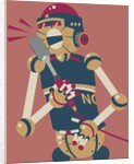 Robot singing in microphone by Anonymous