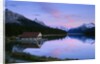 Maligne Lake at Dusk, Jasper National Park, Alberta, Canada by Anonymous