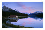 Maligne Lake at Dusk, Jasper National Park, Alberta, Canada by Anonymous