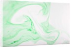 Green ink in water by Anonymous