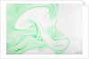 Green ink in water by Anonymous