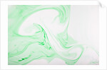 Green ink in water by Anonymous
