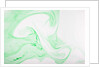 Green ink in water by Anonymous