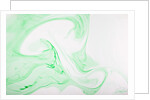 Green ink in water by Anonymous