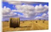 Bales and Clouds Near Sherbrooke, Saskatchewan, Canada. by Anonymous