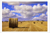 Bales and Clouds Near Sherbrooke, Saskatchewan, Canada. by Anonymous