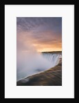 Horseshoe Falls at Sunset from Table Rock Viewpoint, Niagara Falls, Ontario by Anonymous