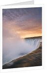 Horseshoe Falls at Sunset from Table Rock Viewpoint, Niagara Falls, Ontario by Anonymous