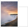 Horseshoe Falls at Sunset from Table Rock Viewpoint, Niagara Falls, Ontario by Anonymous