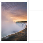 Horseshoe Falls at Sunset from Table Rock Viewpoint, Niagara Falls, Ontario by Anonymous