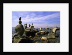 Balanced Rocks Along Seawall, Stanley Park, Vancouver, British Columbia, Canada. by Anonymous