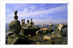 Balanced Rocks Along Seawall, Stanley Park, Vancouver, British Columbia, Canada. by Anonymous