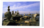 Balanced Rocks Along Seawall, Stanley Park, Vancouver, British Columbia, Canada. by Anonymous