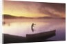 Fly-fishing at Dawn on 108 MIle Lake, British Columbia, Canada. by Anonymous