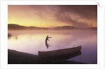 Fly-fishing at Dawn on 108 MIle Lake, British Columbia, Canada. by Anonymous