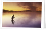 Fly-fishing at Dawn on 108 Mile Lake, British Columbia, Canada. by Anonymous
