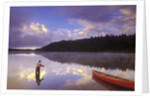 Fly-fishing at Dawn on 108 Mile Lake, British Columbia, Canada. by Anonymous