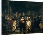 The Company of Frans Banning Cocq and Willem van Ruytenburch by Rembrandt van Rijn