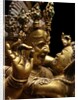 Detail of Tibetan sculpture of Hayagriva and consort by Anonymous