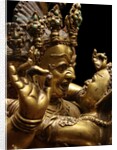 Detail of Tibetan sculpture of Hayagriva and consort by Anonymous
