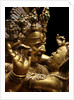 Detail of Tibetan sculpture of Hayagriva and consort by Anonymous