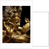 Detail of Tibetan sculpture of Hayagriva and consort by Anonymous