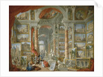 Picture Gallery with Views of Modern Rome by Giovanni Paolo Panini