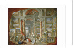 Picture Gallery with Views of Modern Rome by Giovanni Paolo Panini