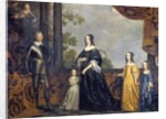 Frederick Henry, Prince of Orange, with His Wife Amalia van Solms and Their Three Youngest Daughters by Gerard van Honthorst