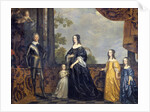 Frederick Henry, Prince of Orange, with His Wife Amalia van Solms and Their Three Youngest Daughters by Gerard van Honthorst