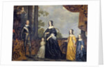Frederick Henry, Prince of Orange, with His Wife Amalia van Solms and Their Three Youngest Daughters by Gerard van Honthorst