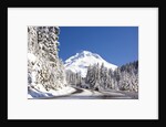 Snow covered road, Mount Hood, Oregon Cascades by Anonymous