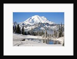 First winter snow at Mount Rainier and Tipsoo Lake, Mount Rainier National Park, Washington State by Anonymous